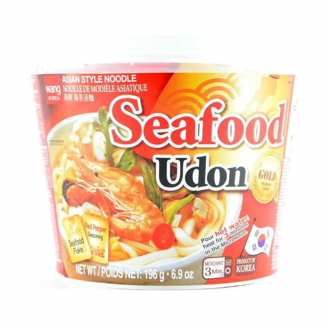 Wang Instant Udon Bowl  Zeevruchten Smaak 196g