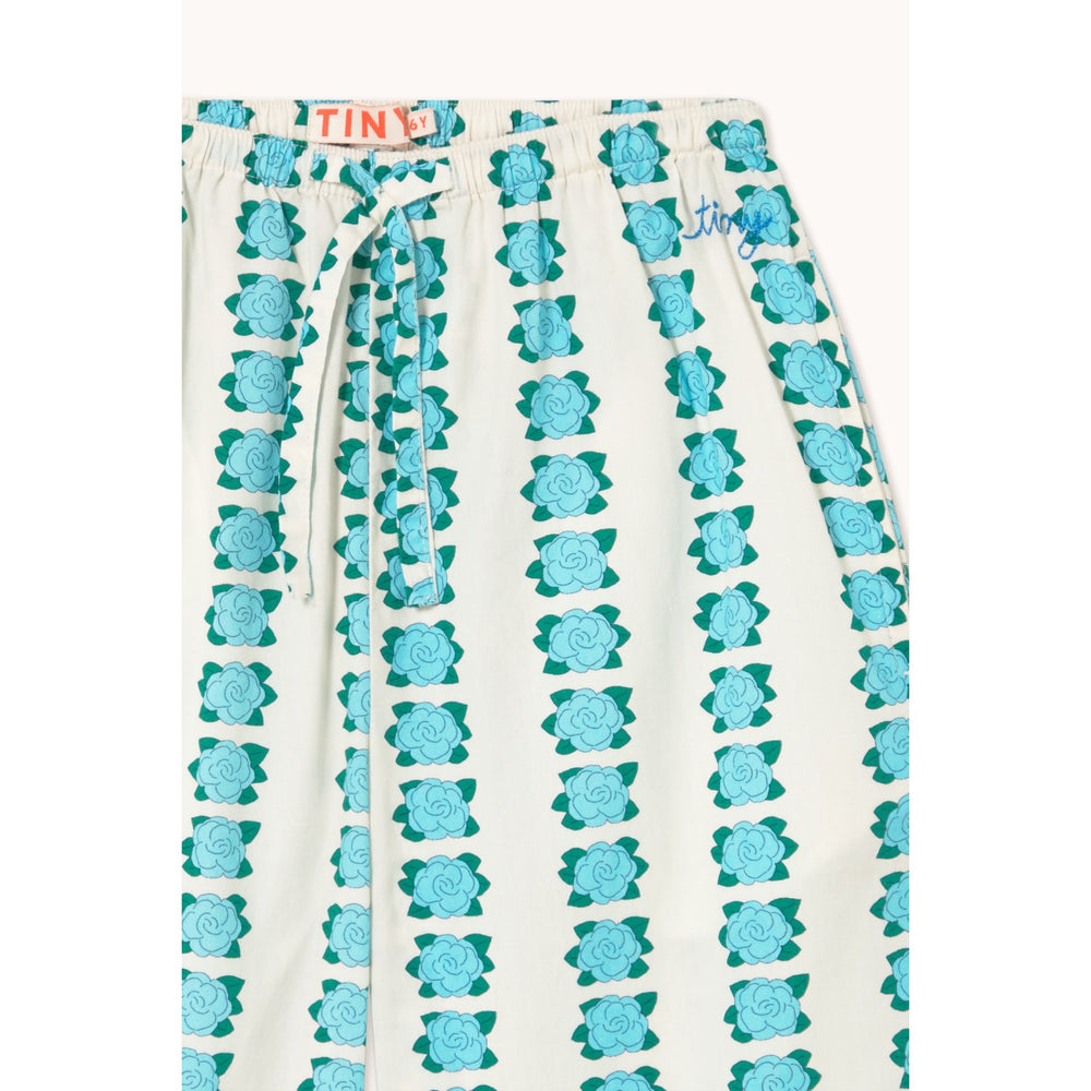 Køb TinyCottons Off-white Blue Flowers Pant