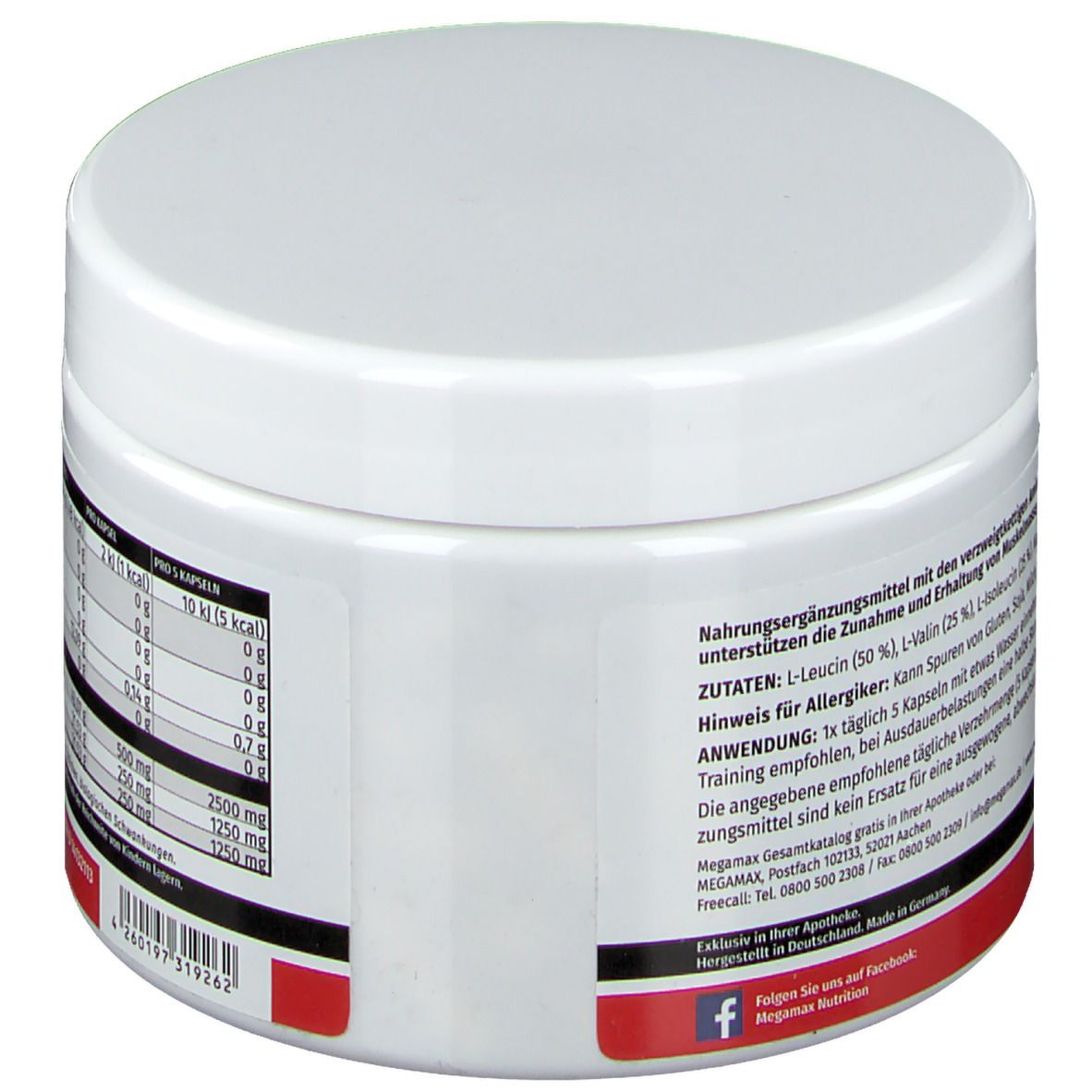 MEGAMAX® Power & Sport BCAA 1000 mg