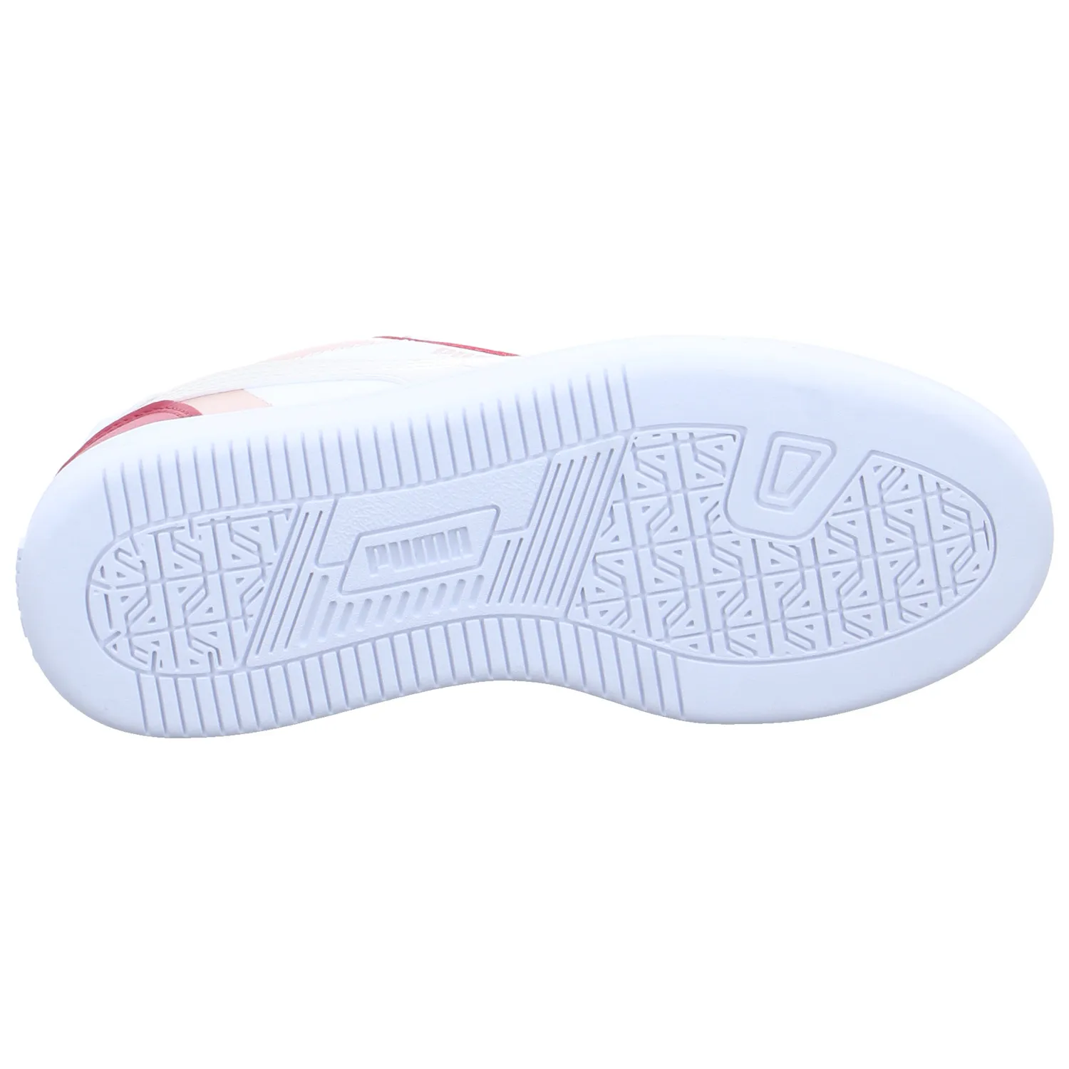 PUMA Kinder Sportschuh Weiss Lederimitat