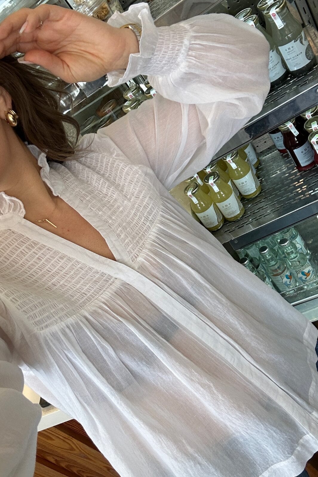 Neo Noir Jill S Voile Blouse