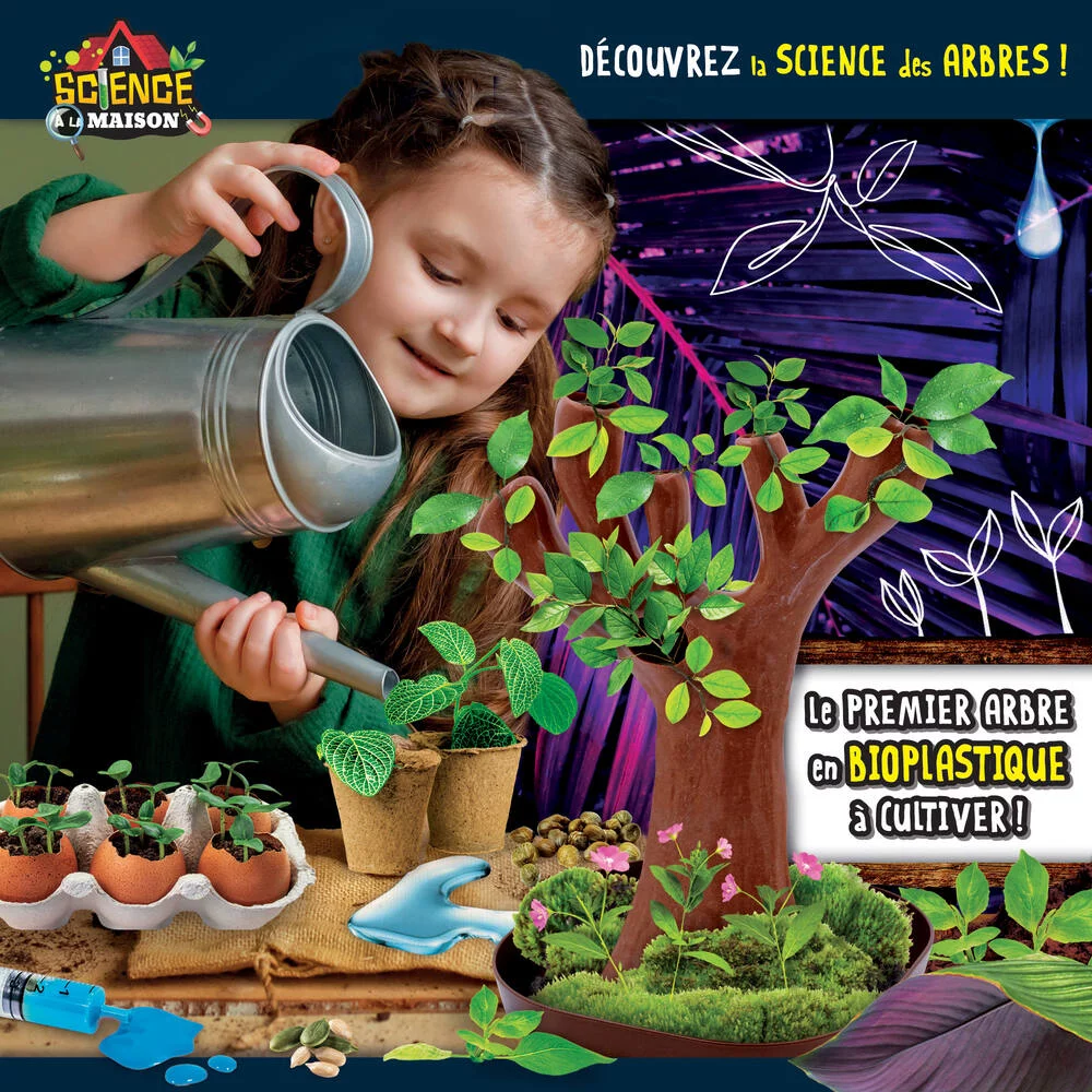 I'M A GENIUS SCIENCE -BOTANIQUE 50 EXPERIENCES ARBRE EN BIO-PLASTIQUE
