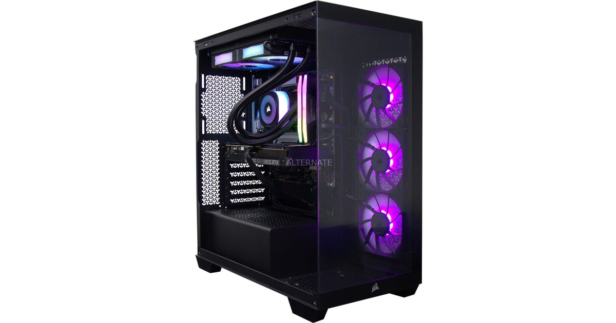 ALTERNATEThunderstorm Starter Ultra 5 - RTX 5060 Ti iCue Edition gaming pc  (Zwart | Core Ultra 5 245KF | RTX 5060 Ti | 32 GB | 2 TB SSD)