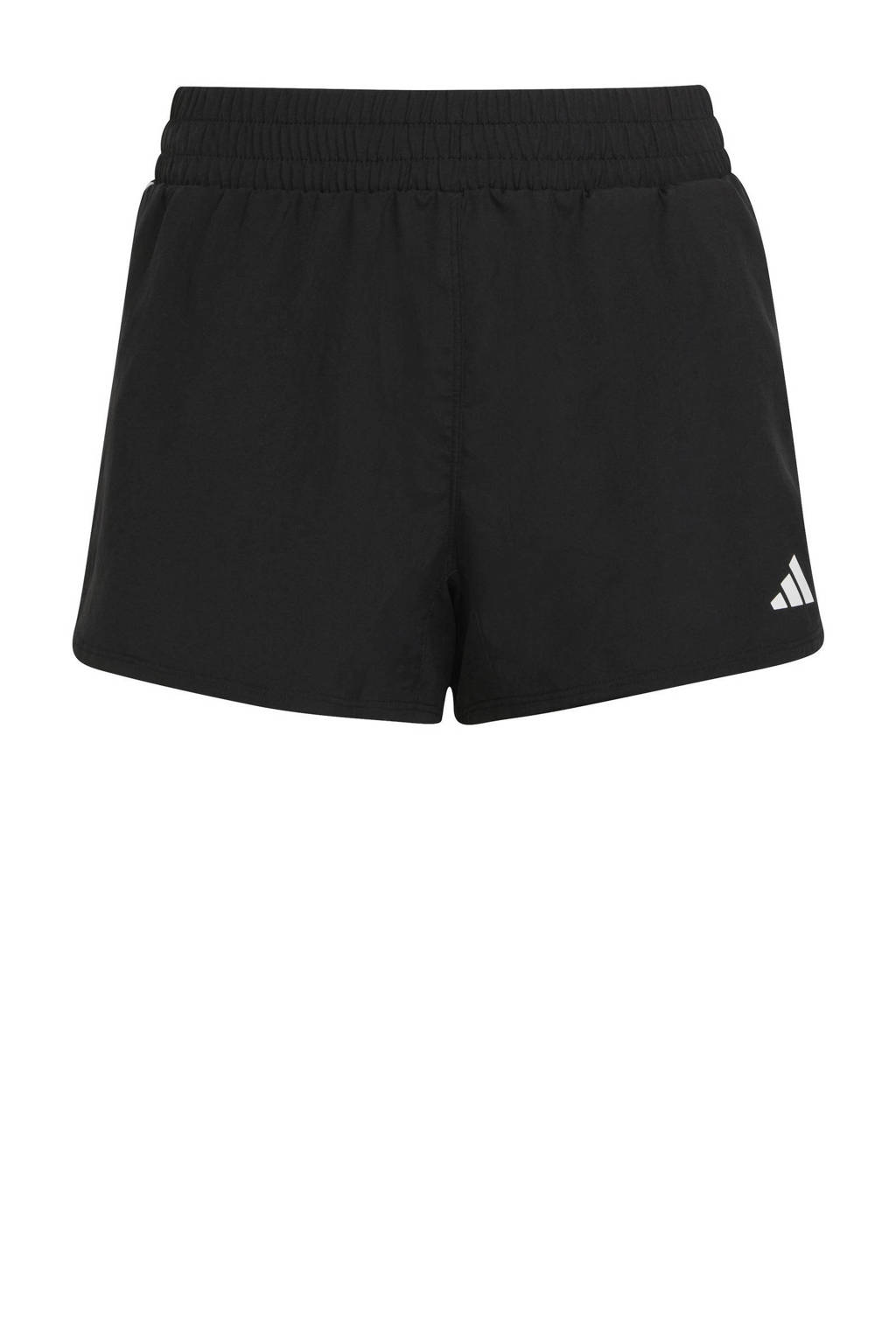 adidas regular fit short met logo zwart/wit