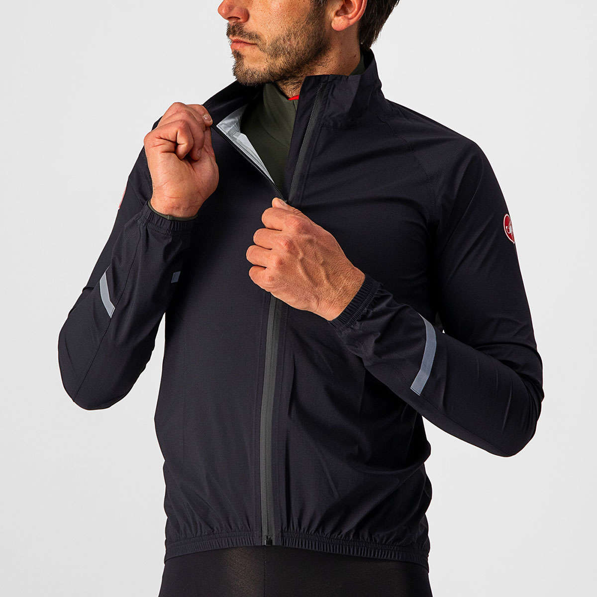 Castelli Emergency 2 Regenjack Zwart Heren