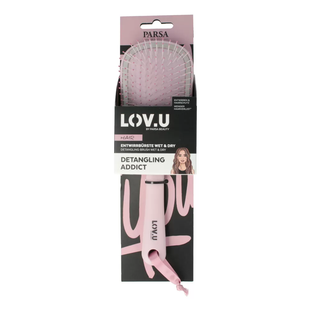 Parsa Beauty  Lov.u Detangler Børste Pink - 1 stk.