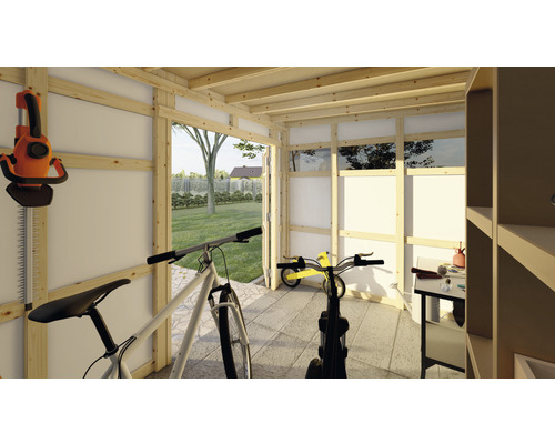 Tuinhuis Bertilo Design HPL 2 345 x 236 cm grijs-antraciet