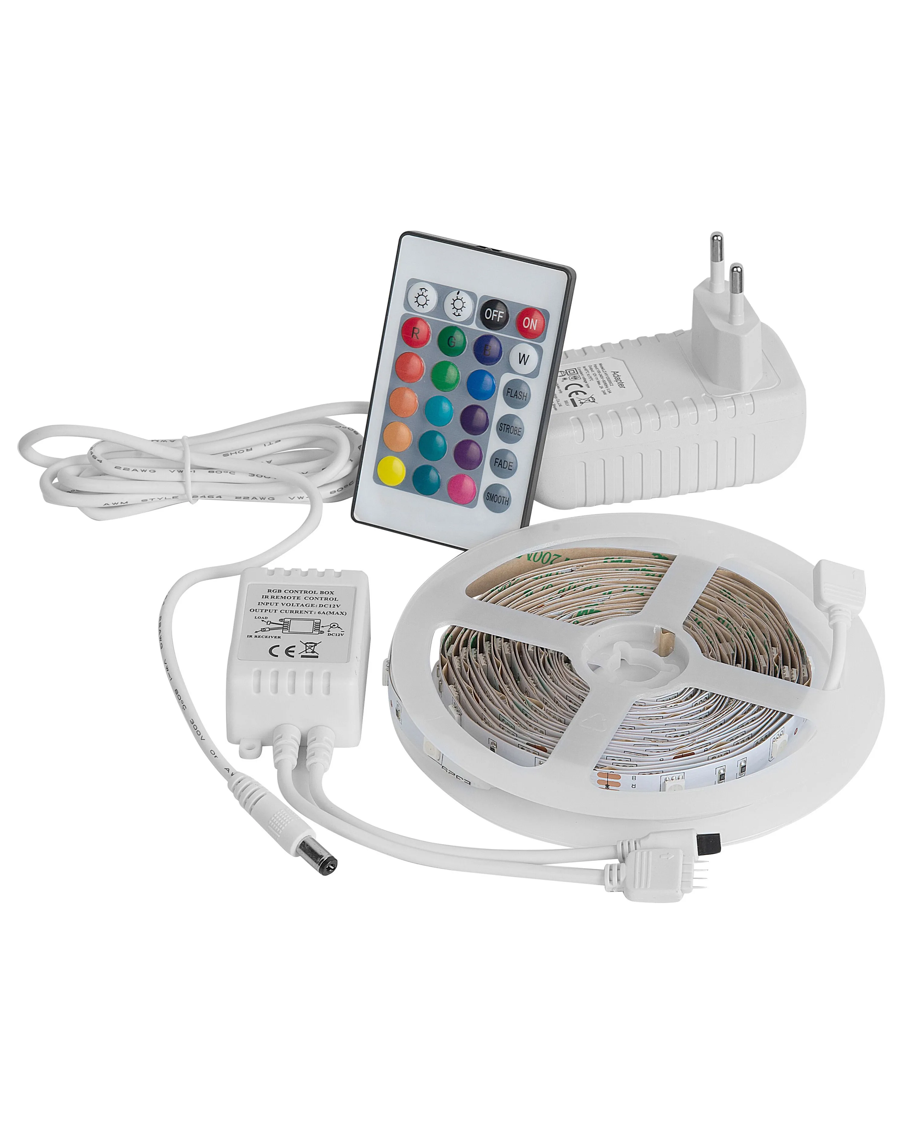 LED-strip KIKORI 500 cm met afstandsbediening Wit