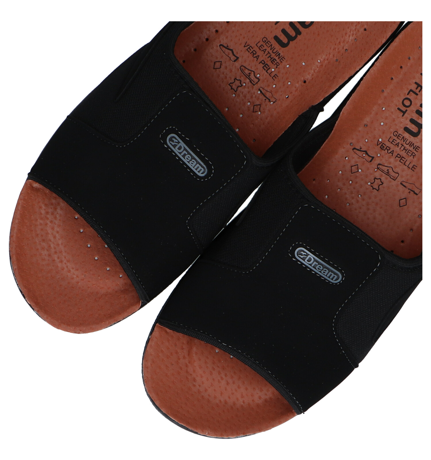 Slippers zwart