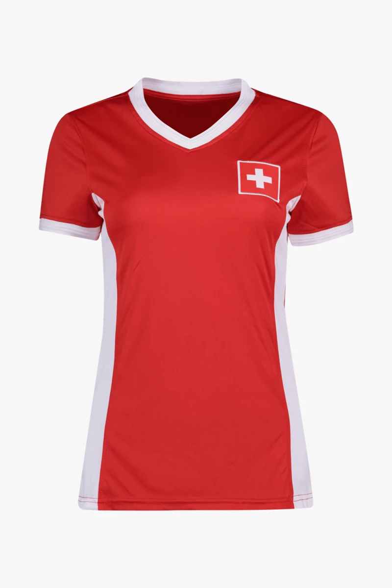 POWERZONE Schweiz Fan Damen T-Shirt