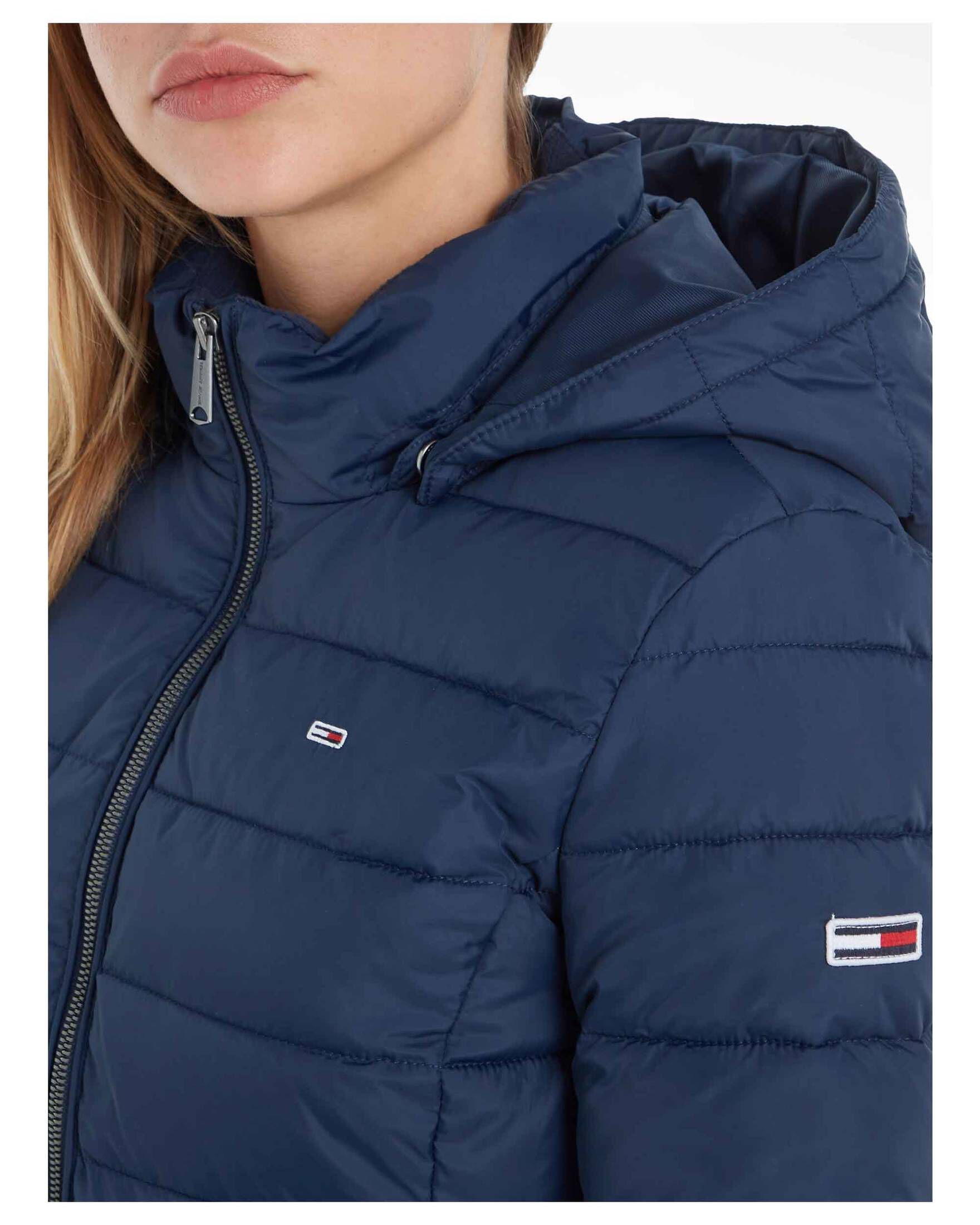 Tommy Jeans| Damen Steppmantel BASIC HOODED COAT
