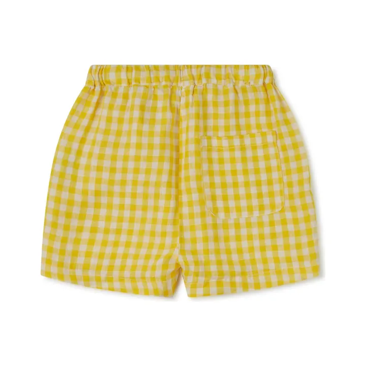 Matona Short Vichy Lin | Jaune
