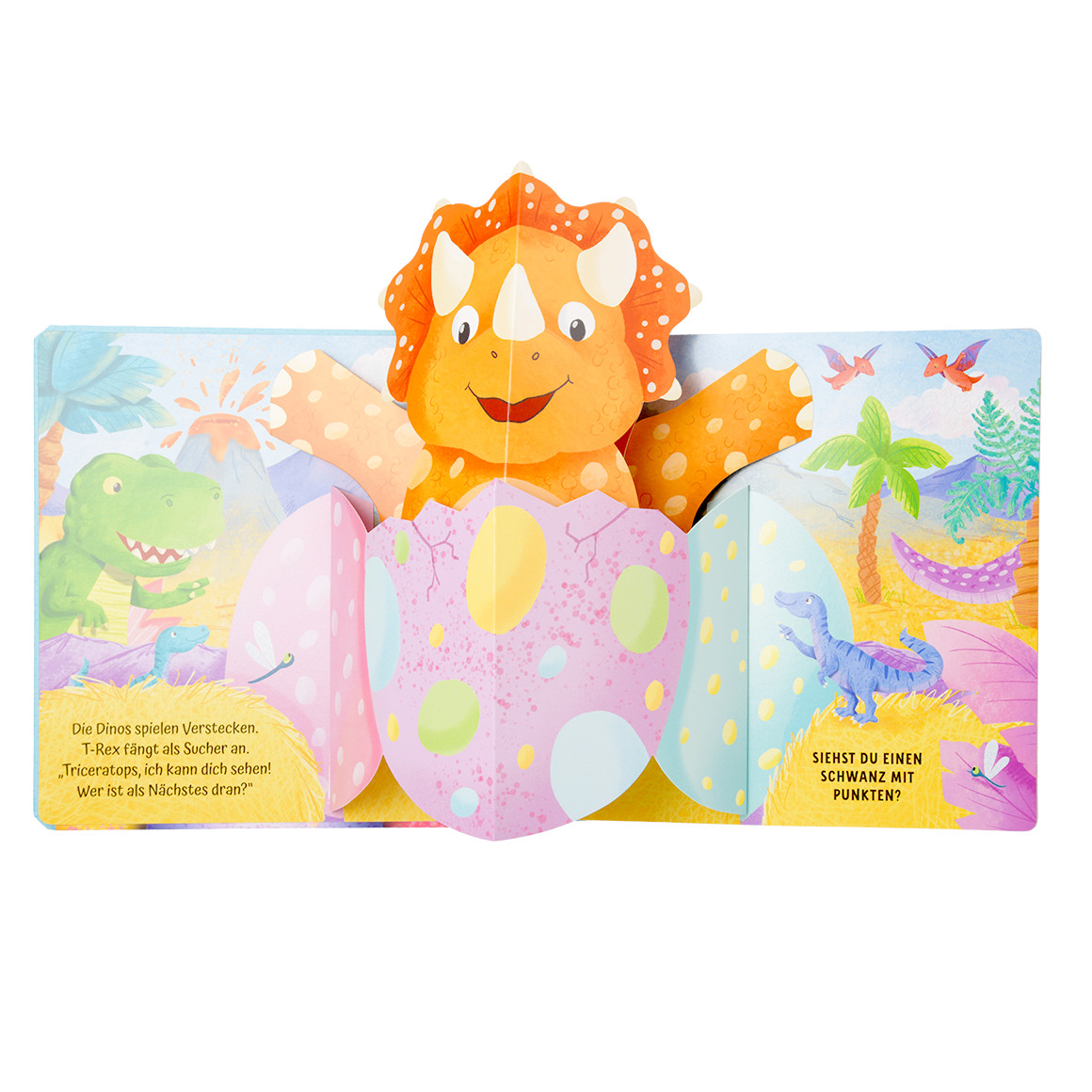 Topomini Pop-up-Buch Dino und seine Freunde hellblau / bunt