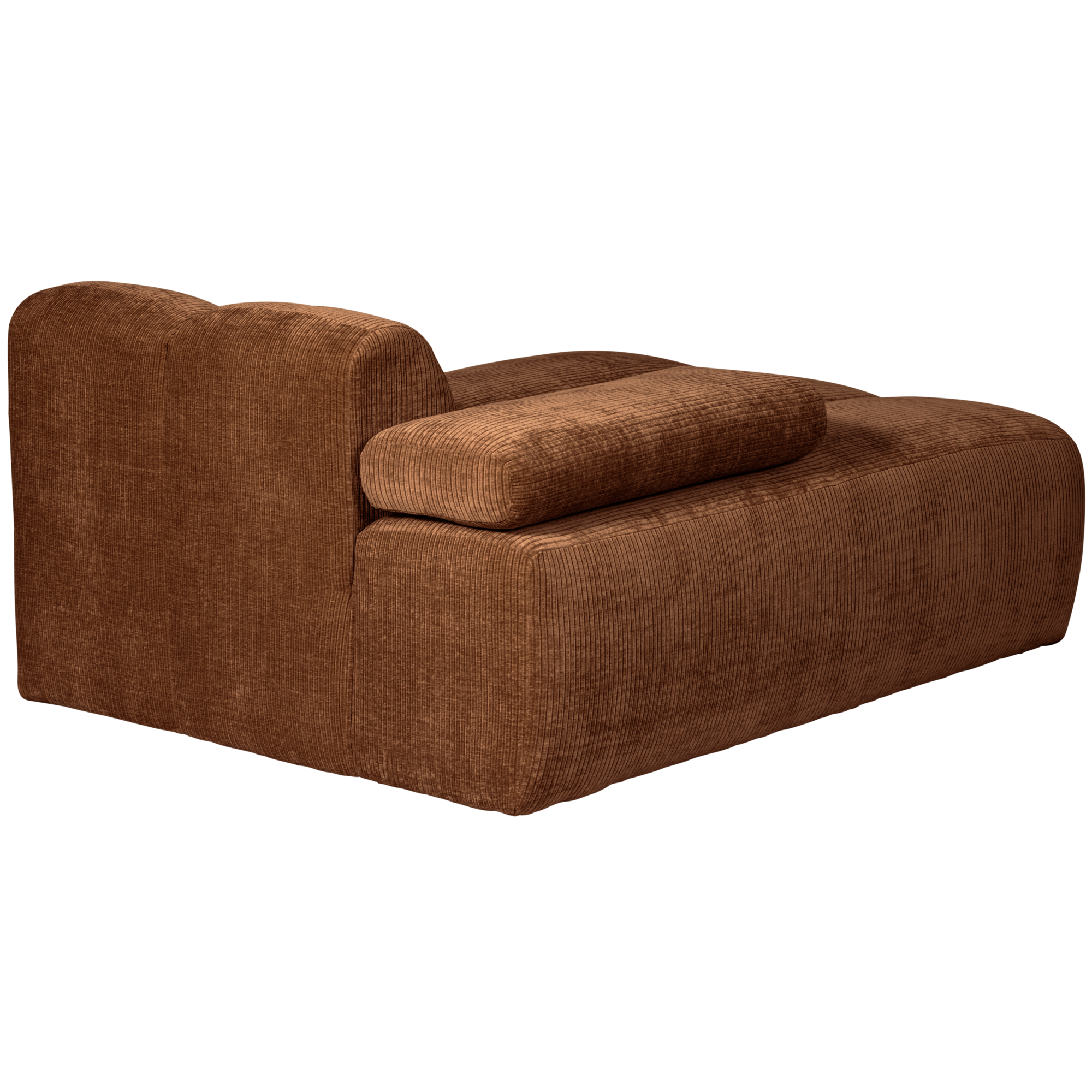 Chaise Longue Mojo Element Mojo Chaise Longue Element Links - Geweven Ribstof - Roestbruin