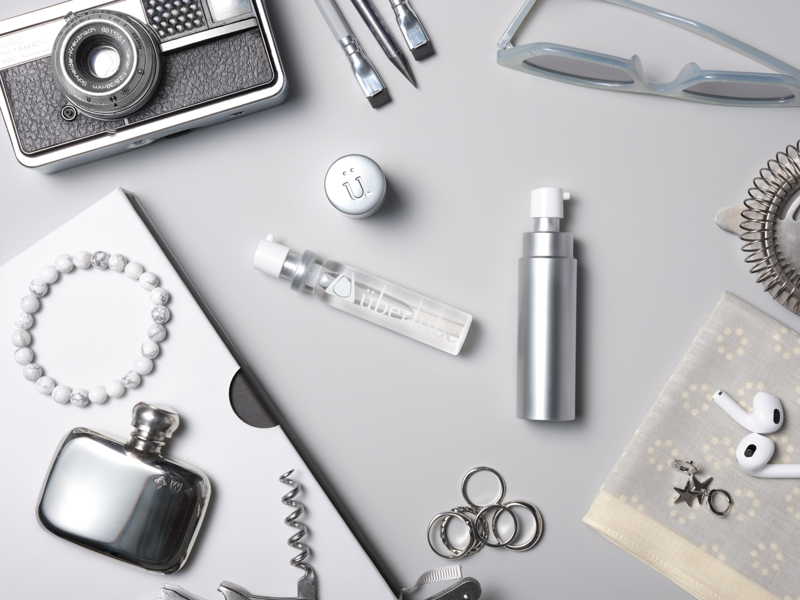 Uberlube Glijmiddel Siliconen – Good-To-Go Zilver (15 ml)