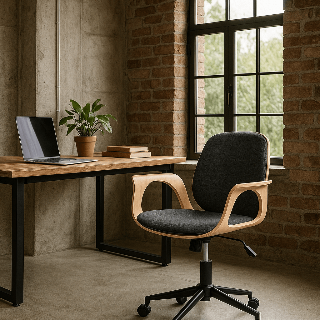 Draaibare Bureaustoel Patron populier Kare Design