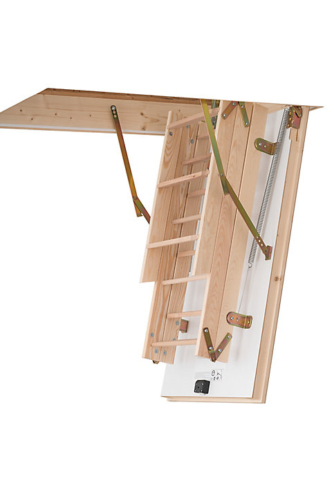 Escalier escamotable haute qualité isolation supérieure (échelle 3 plans 12 marches 120x60)