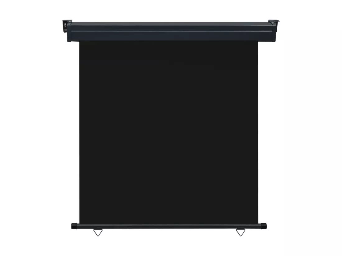 Auvent latéral de balcon 160x250 cm Noir