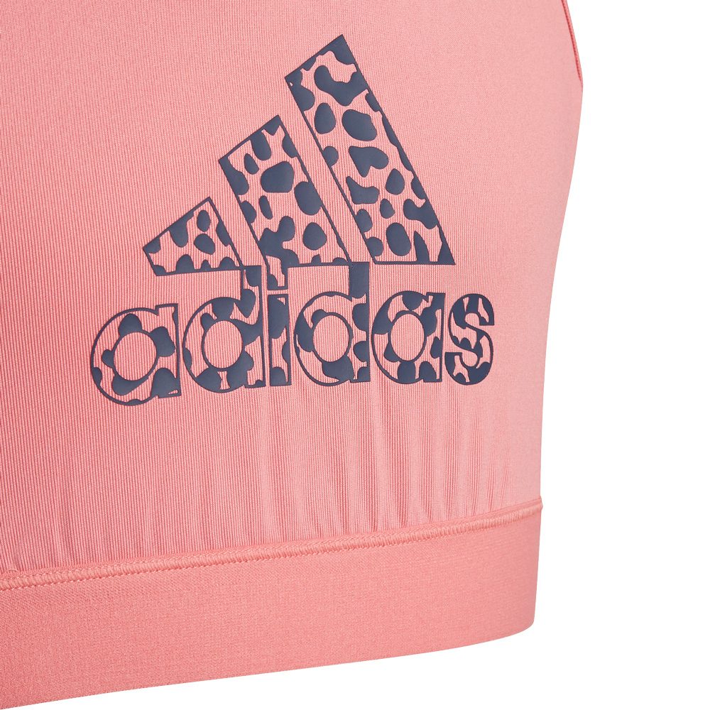 adidas Designed To Move Leopard Sport BH Mädchen hazy rose