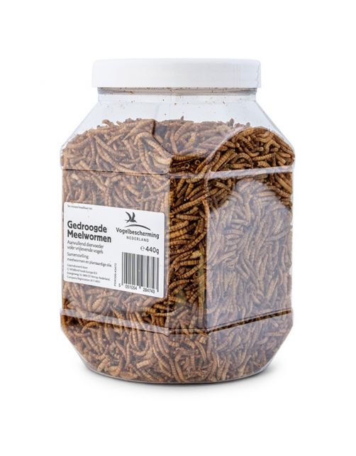 Vbn Vbn Gedroogde Meelwormen In Pot - Tuinvogelvoer - 1800 ml