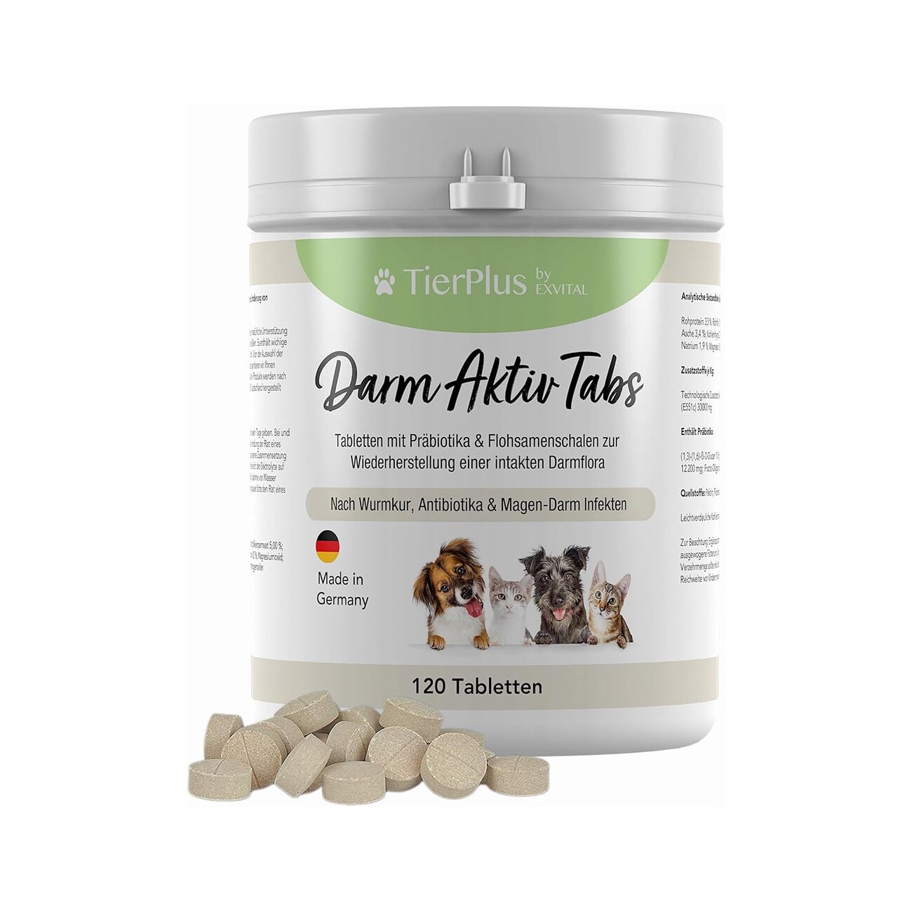 TierPlus ® Darm Aktiv Tabs Präbiotika
