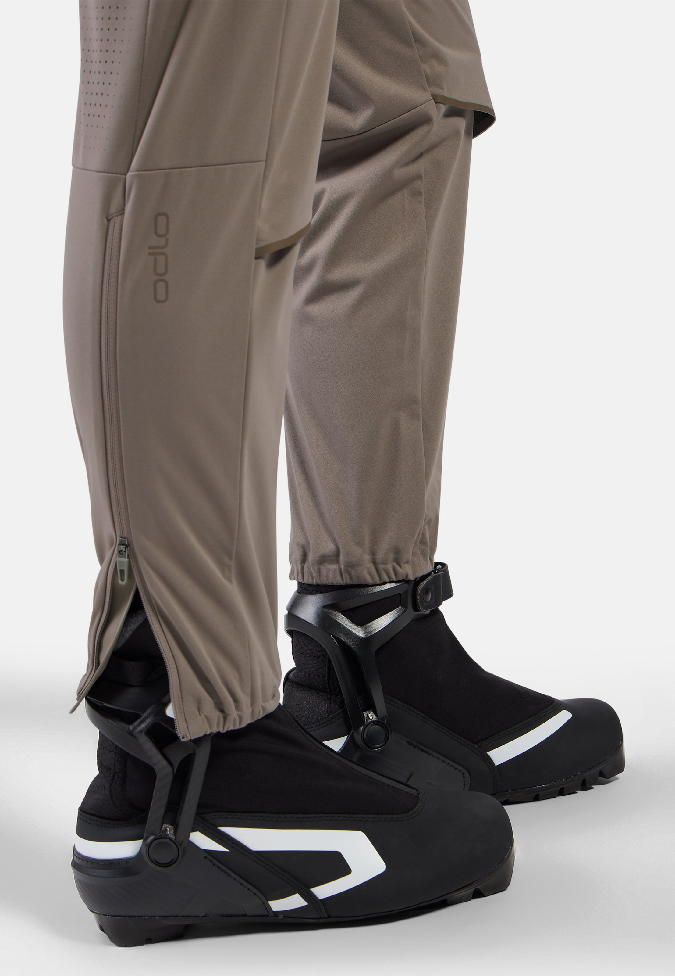 Winddichte Zeroweight Pro Warm Langlaufhose in cinder