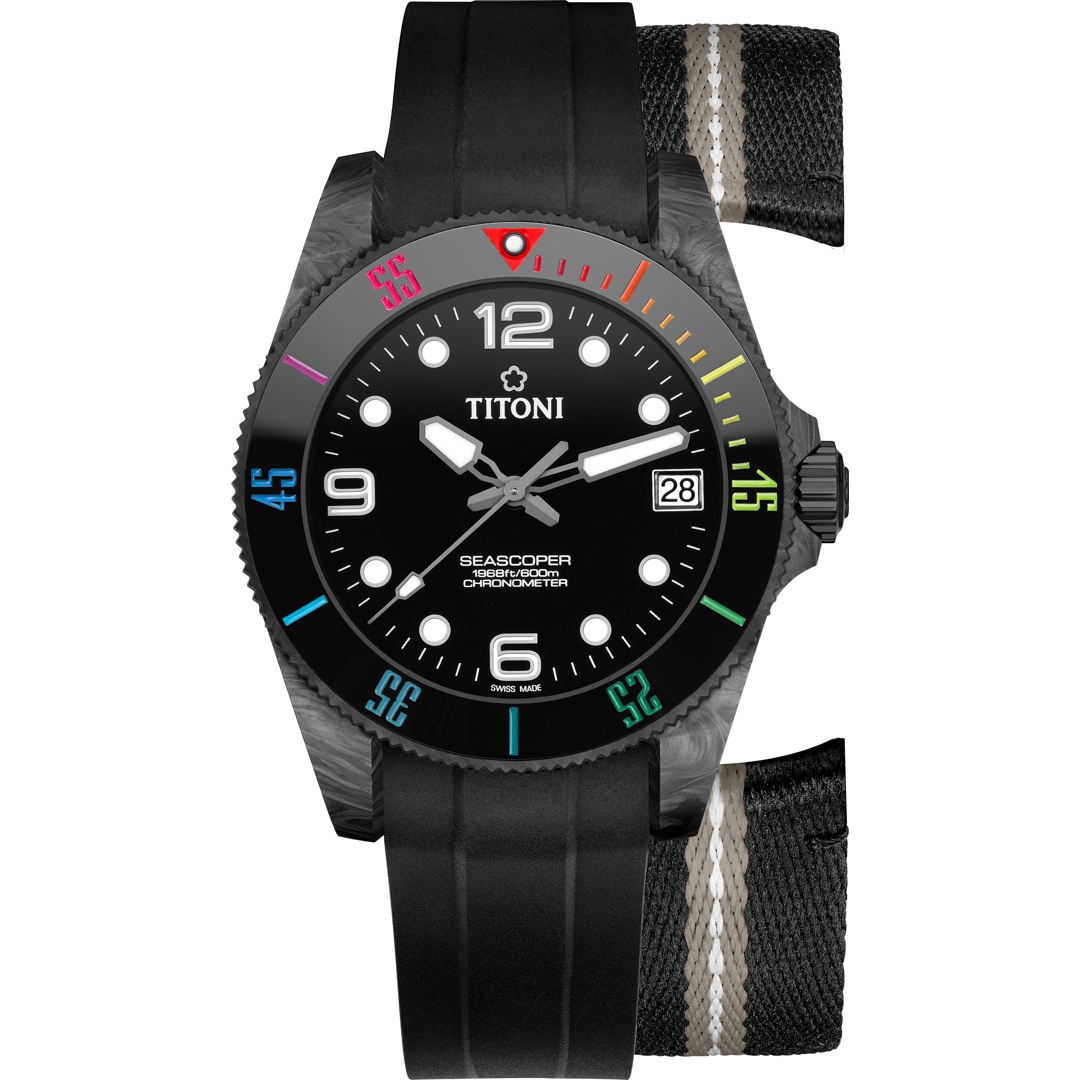 Titoni Seascoper 600 CarbonTech Manufacture Chronometer