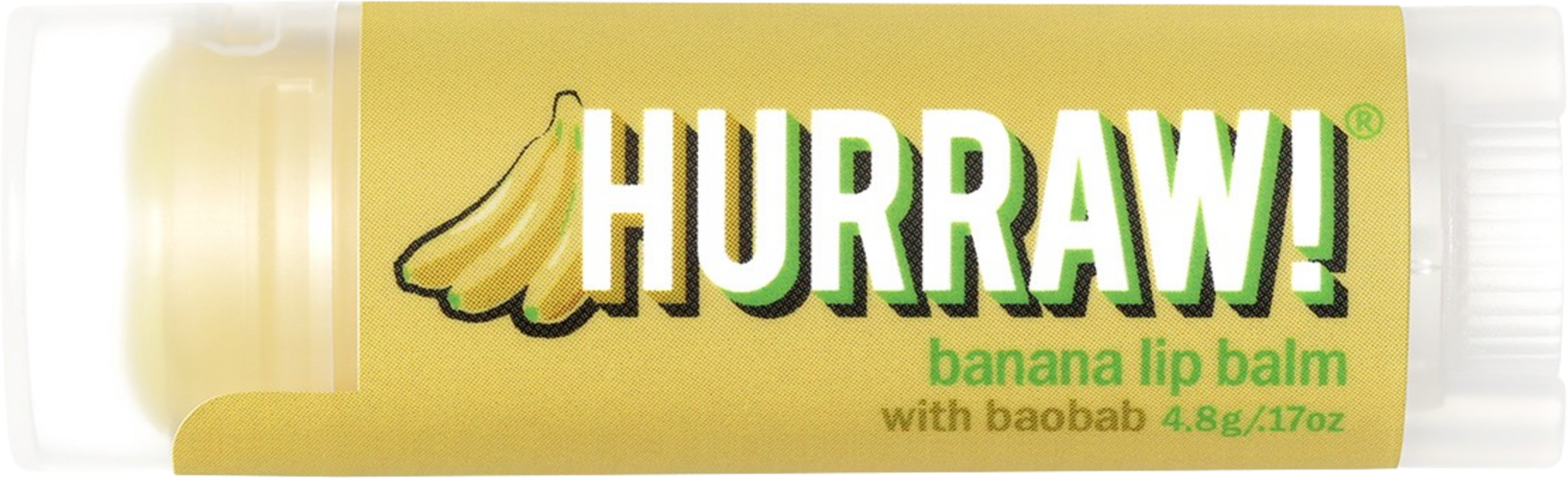 HURRAW!  Lippenpflegestift Banane, 4,30 g