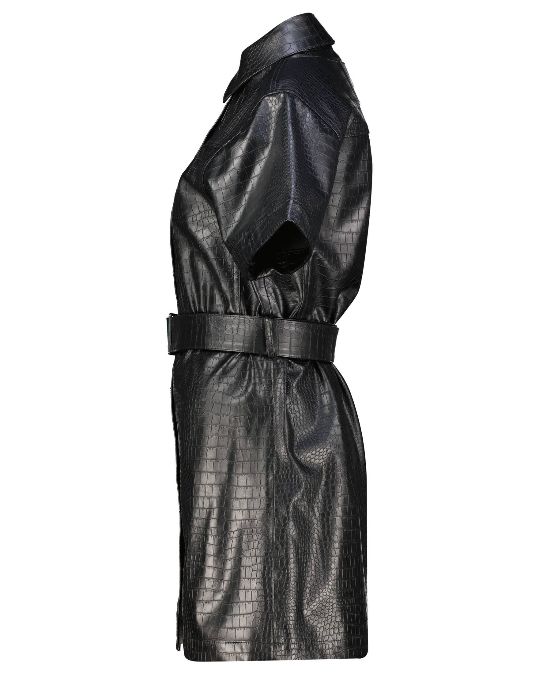 HUGO| Damn Kunstlederkleid KERVE-1
