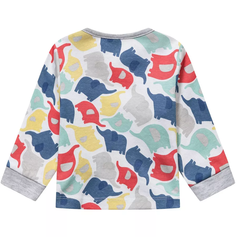 MINOTI 2er-Pack Longsleeves WeißGrau