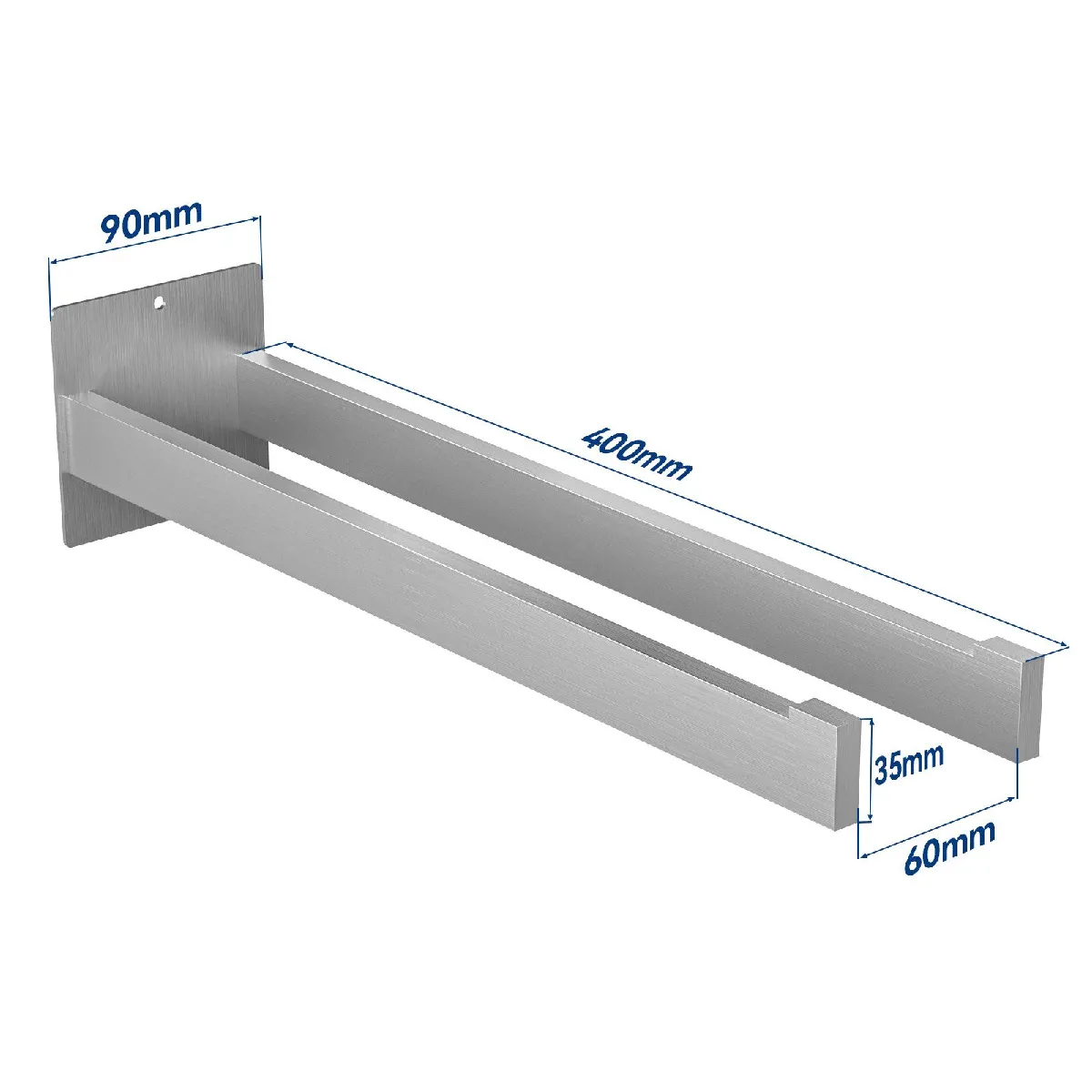 Auralum MAX AURALUM-MAX Double porte-serviette