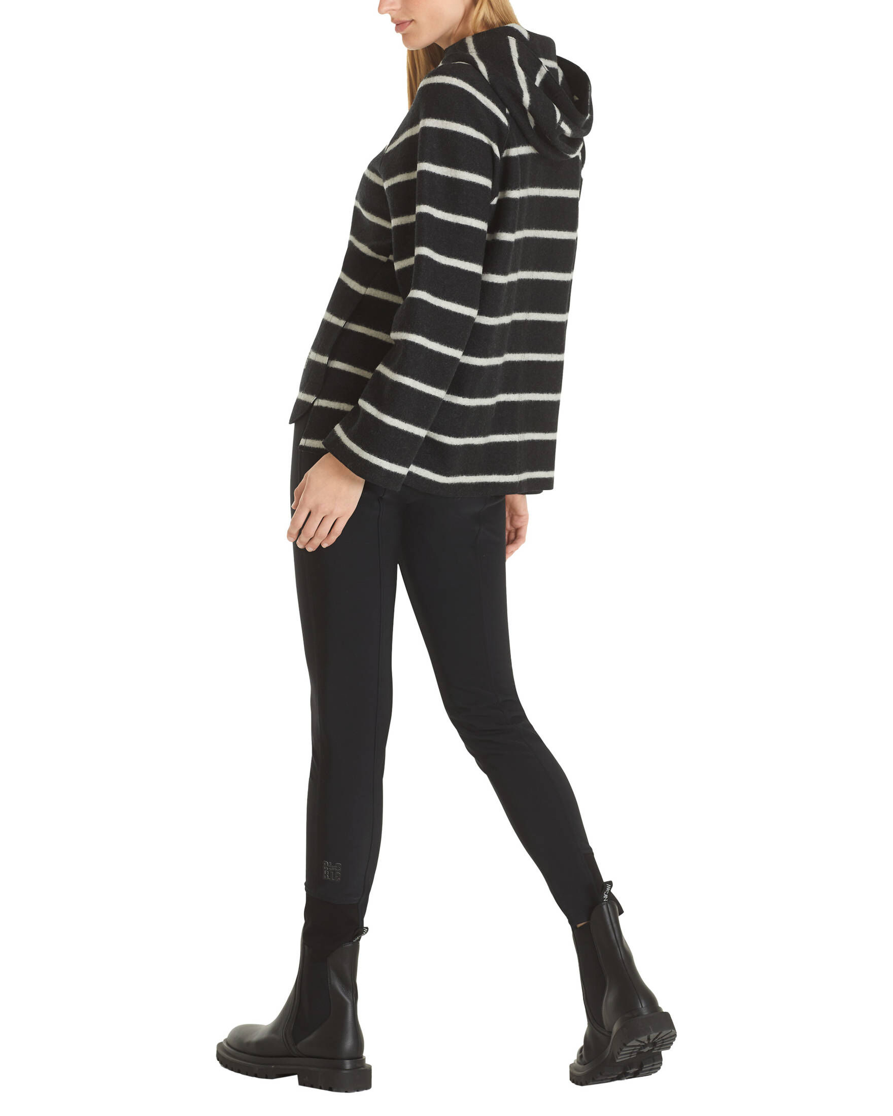 Marc Cain| Damen Wollpullover mit Kapuze