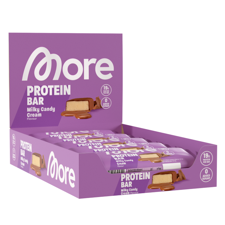 Proteinriegel: More Protein Bar Milky Candy Cream
