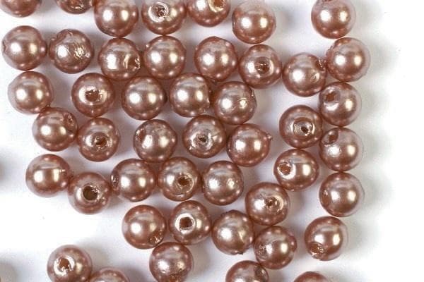 Voksperler 5mm 500g brun