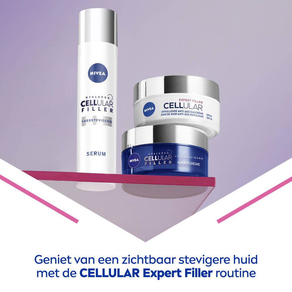 Fijne cremehyaluron filler +verstevigend nachtcreme -50 ml