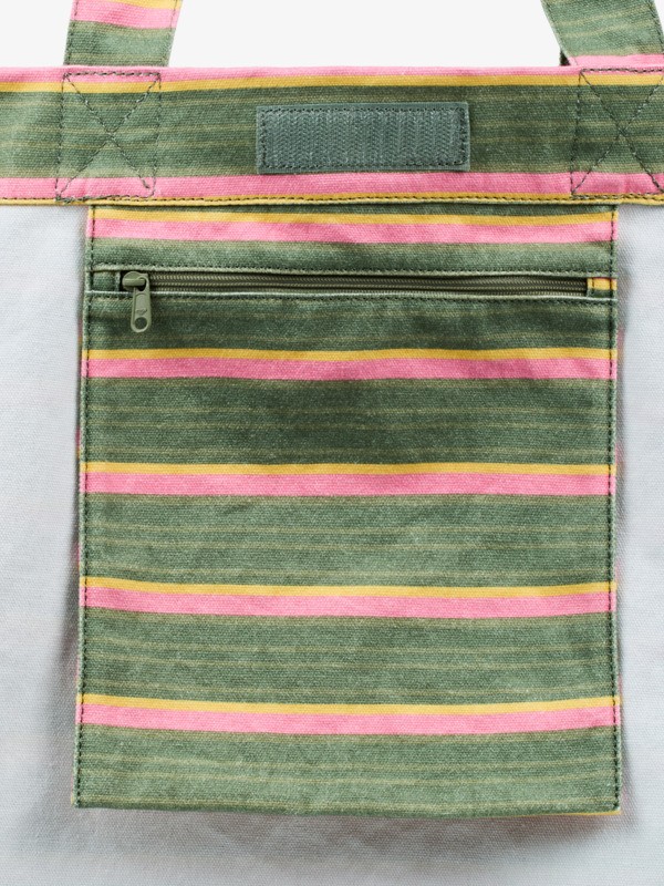 Anti Bad Vibes Grand sac tote Vert Femme