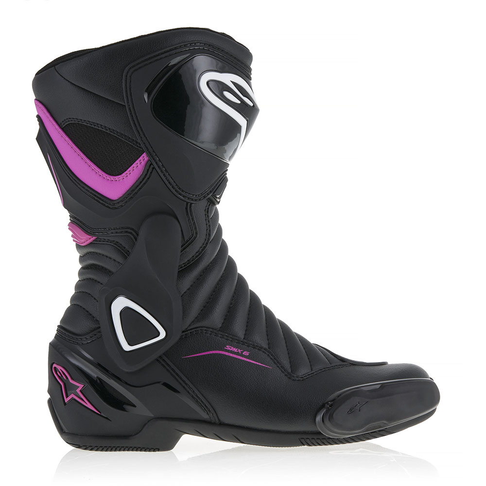 Alpinestars - Bottes femme Stella SMX-6 V2 Noir / Rose / Blanc