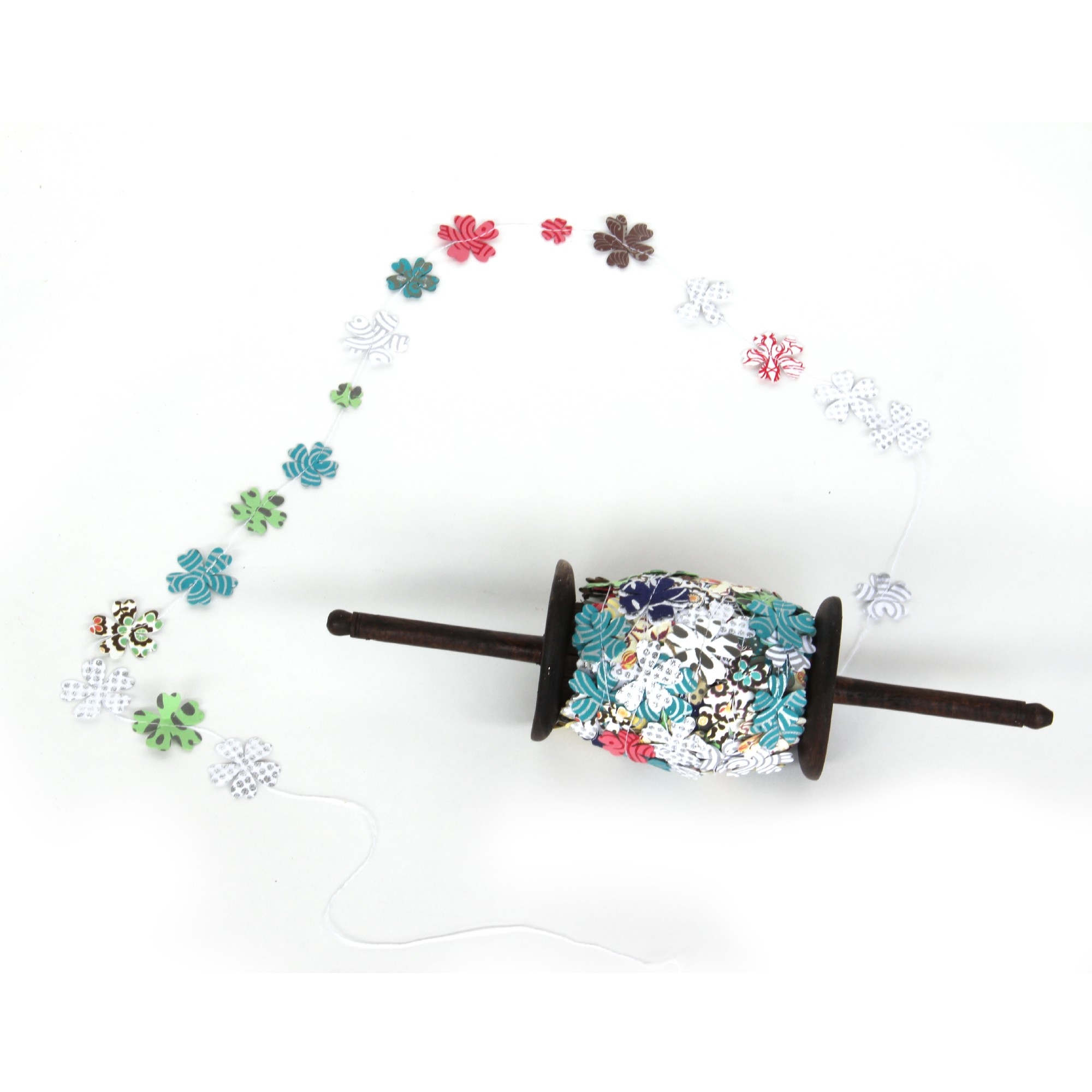 Party-Papiergirlande 'Blumen', multicolor, L 25 m günstig bestellen