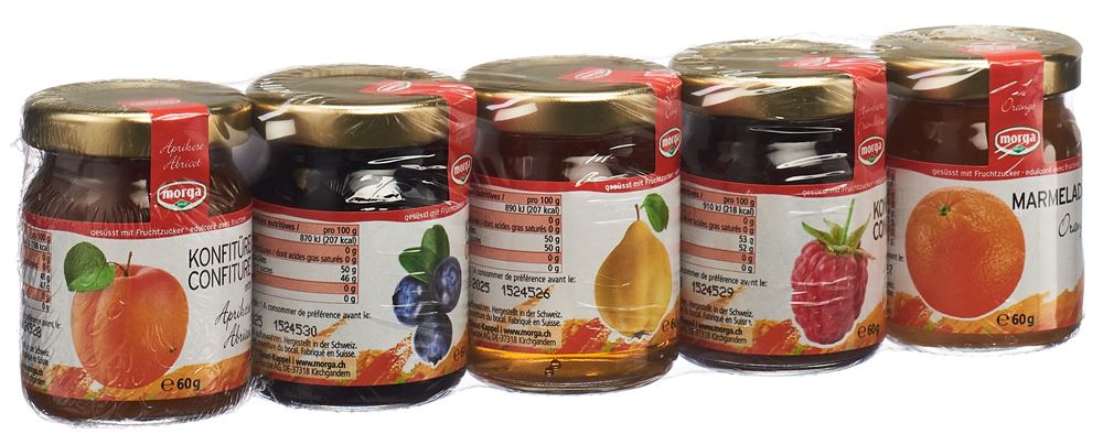 MORGA Midget Konfitüre mit Fruchtzucker 60 g