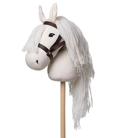 by ASTRUP Steckenpferd - 68 cm - Weiß