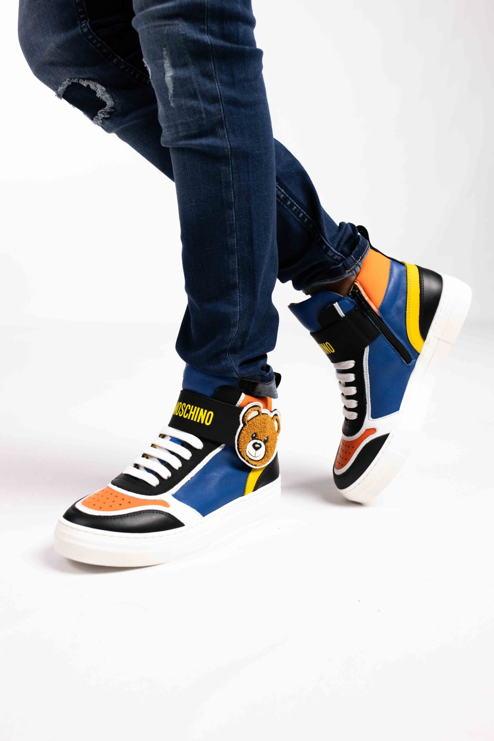 Moschino Sneakers 75980 Dames/Kids Blauw/Zwart