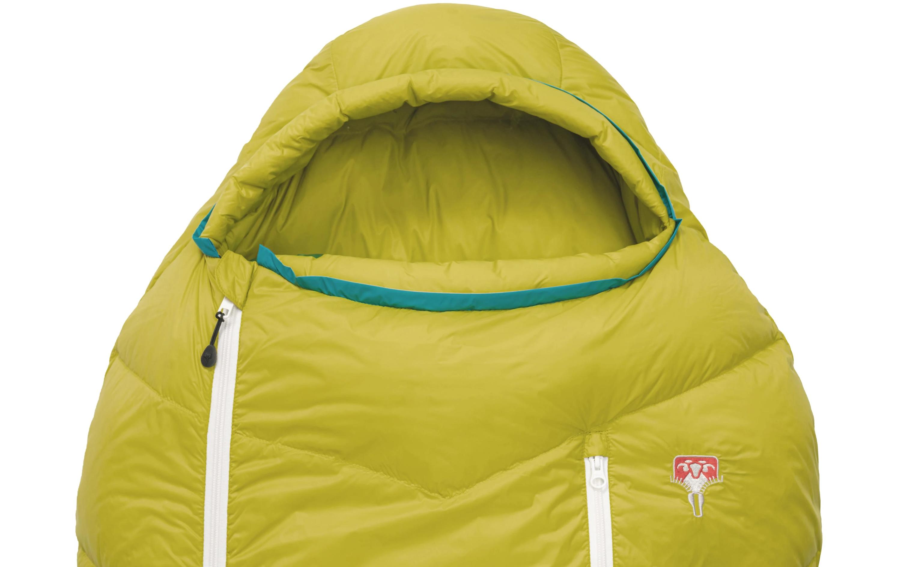 Kinderschlafsack Biopod DownWool KidsTeen Citron<br>Hochwertiger Jugendschlafsack