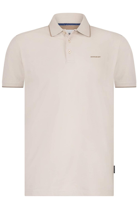 State of Art ecru heren polo