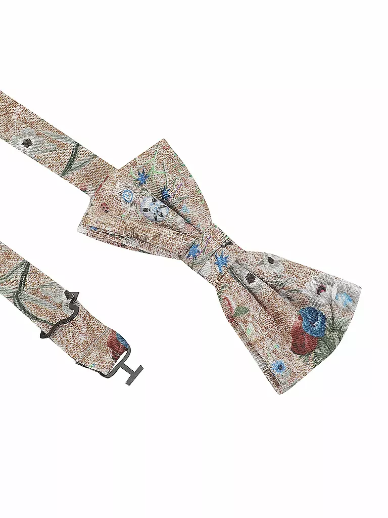 SEIDENFALTER Masche - Fliege PRINCE BOWTIE beige