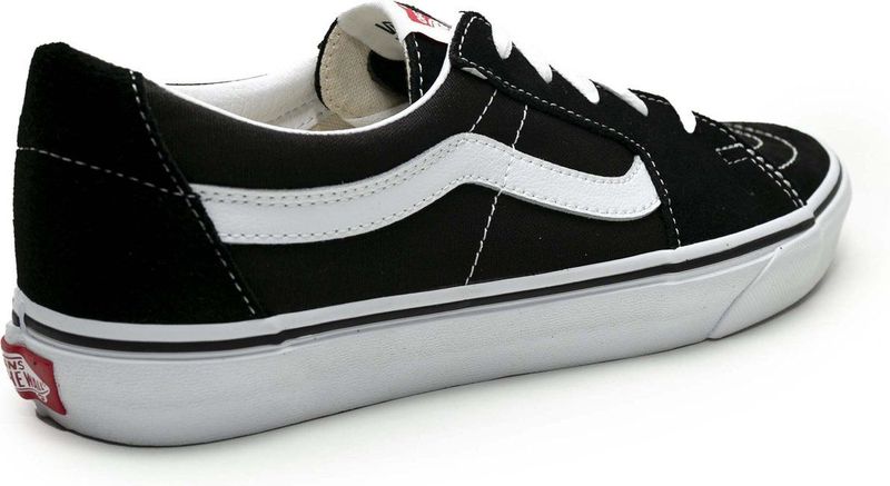 Vans - SK8-Low - Schoenen - Zwart - Suède