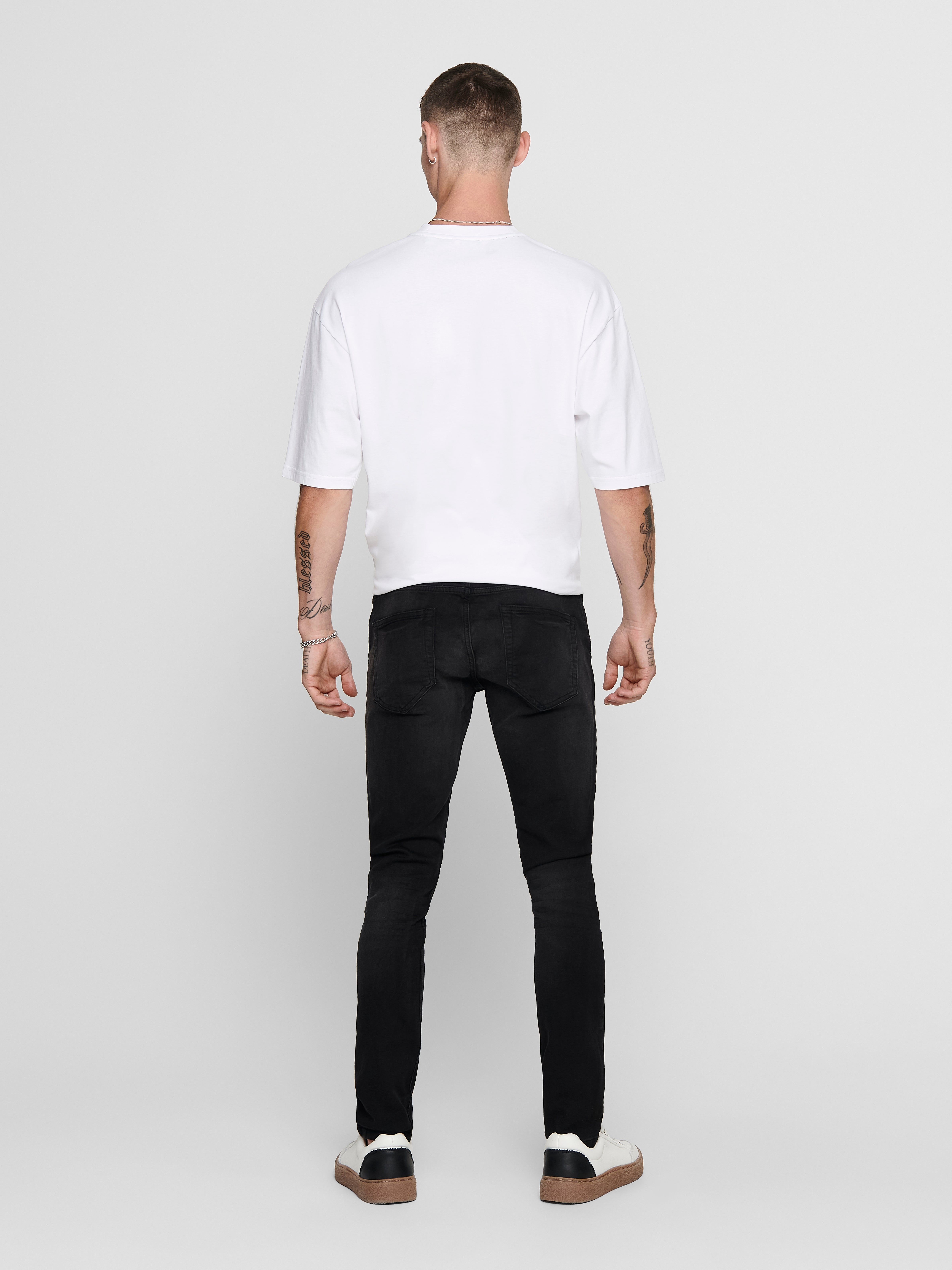ONSLOOM Mid Rise Slim Fit Jeans Black