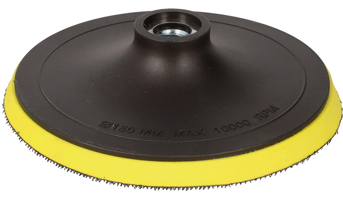 Bagplade velcro 150 mm til polermaskine