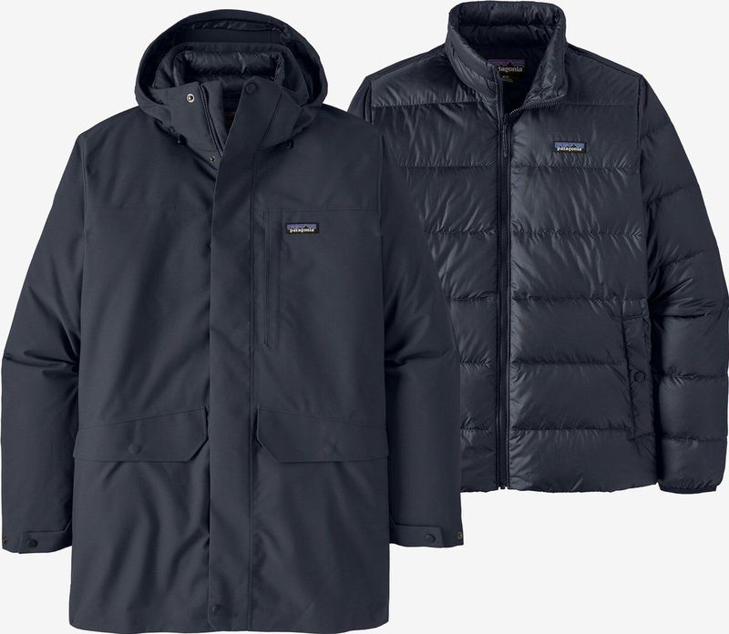 Patagonia - Tres 3 in 1 Parka - Blauw - Waterdicht - Geïsoleerd