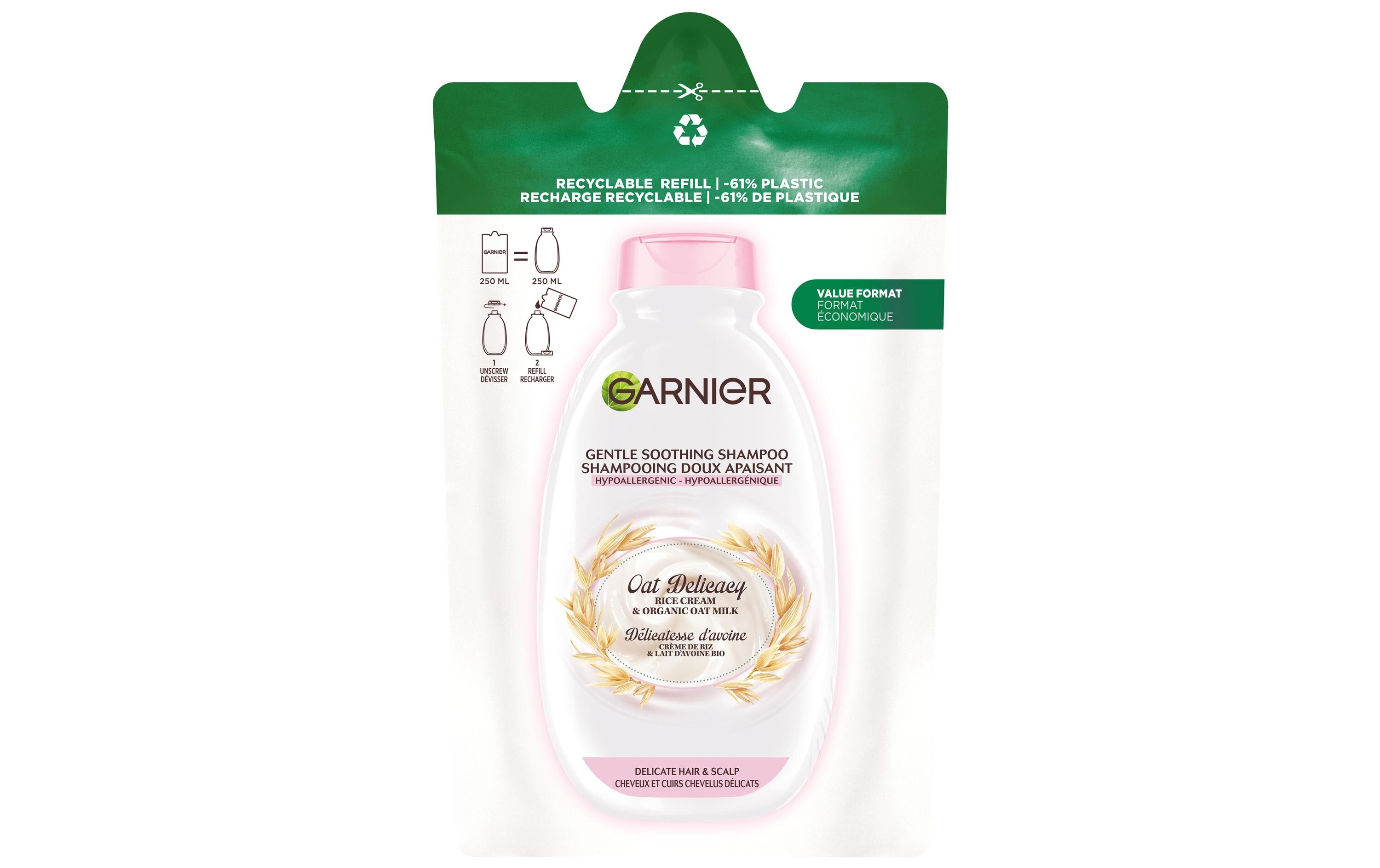 Shampoo Ultra Doux Eco-Pack Avoine 250 mlShampoo für empfindliches Haar und sensible Kopfhaut