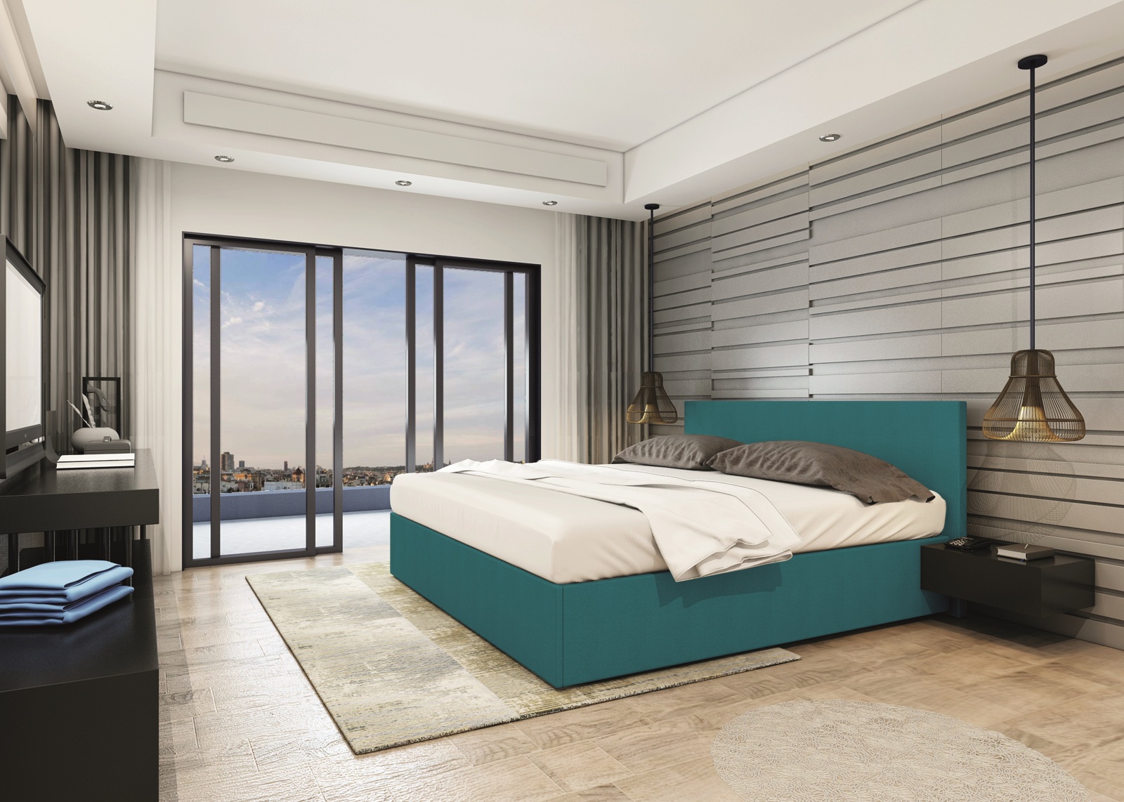 Wasserbett aquadream - azur - starke Beruhigung - 160x200 cm